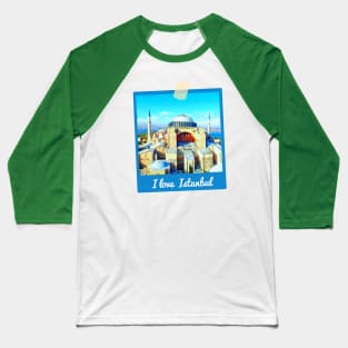 I love  Istanbul Baseball T-Shirt